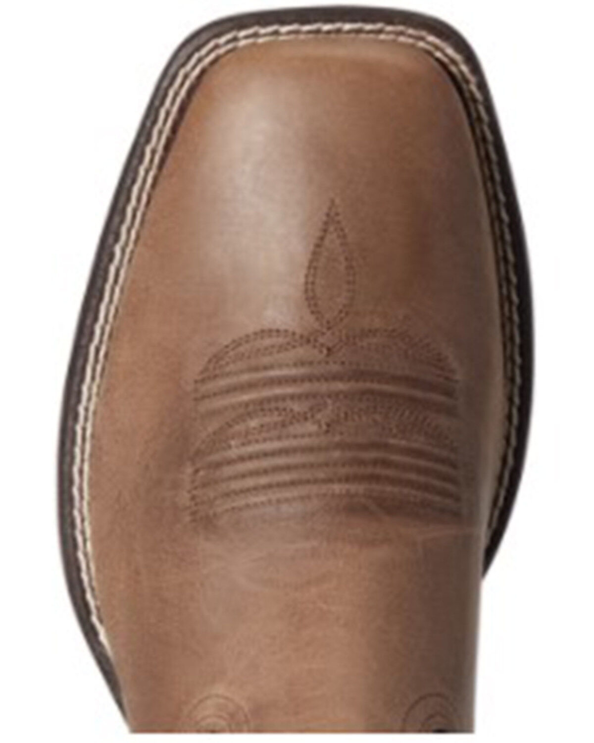 Image #4 - Ariat Men's Authentic Layton Western Boot - Broad Square Toe, Brown, hi-res