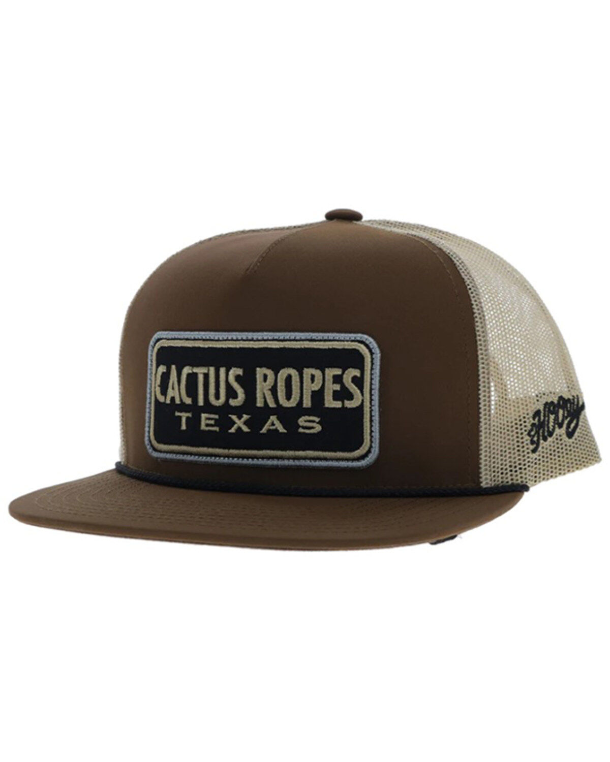 Image #1 - Hooey Men's Cactus Ropes Trucker Cap, Brown, hi-res