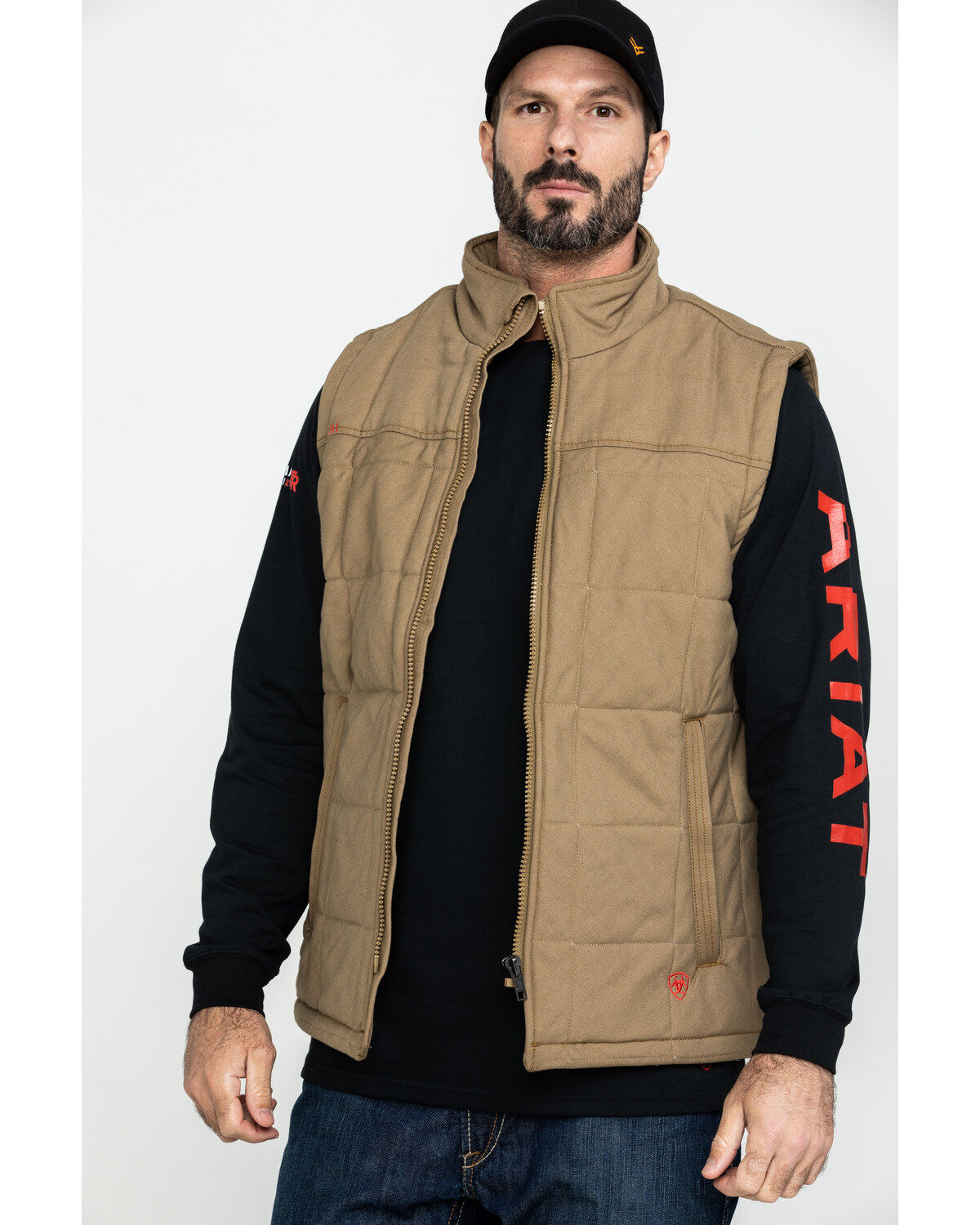 Image #1 - Ariat Men's FR Crius Insulated Work Vest, , hi-res