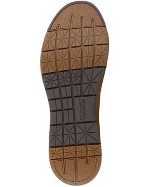 Rockport Men's Slip-On Casual Work Shoes - Steel Toe, Black, hi-res