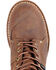 Image #5 - Carolina Men's Waterproof Linesman Work Boots - Composite Toe, Brown, hi-res