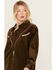 Shyanne Women's Corduroy Western Shacket , Forest Green, hi-res
