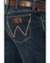 Image #4 - Wrangler Retro Men's Melbourne Dark Wash Slim Straight Stretch Denim Jeans, Dark Wash, hi-res