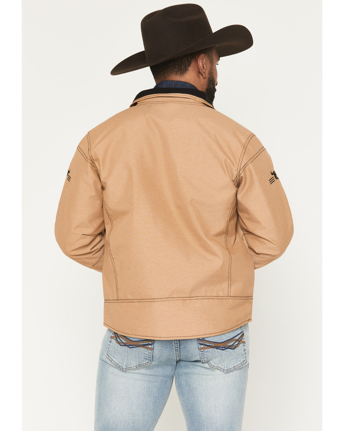 Image #4 - Cowboy Hardware Men's Woodsman Tech Jacket, Tan, hi-res