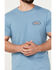Image #3 - Brixton Men's Parsons Logo Short Sleeve Graphic T-Shirt, Blue, hi-res