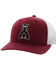Image #1 - Hooey Men's Punchy Logo Embordered Trucker Cap, Maroon, hi-res