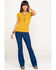 Image #6 - Shyanne Women's Lace Up Short Sleeve Tee, , hi-res