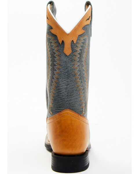 Image #6 - Cody James Boys' Barnwood Western Boots - Square Toe, Brown, hi-res