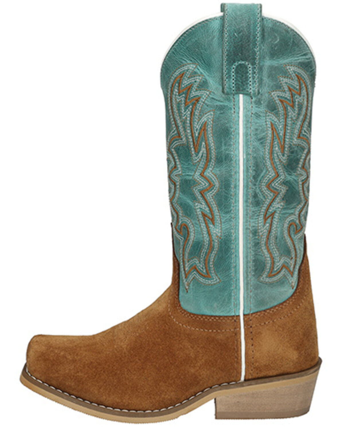 Image #3 - Smoky Mountain Boys' Whichita Western Boots - Square Toe, Brown, hi-res