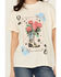 Image #3 - Girl Dangerous Women's Western Card Short Sleeve Tee, Natural, hi-res