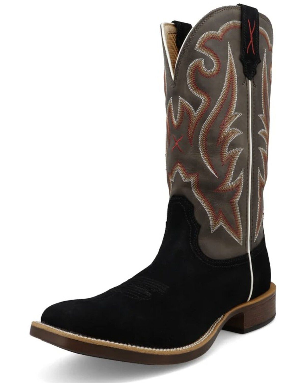 Image #2 - Twisted X Men's 13" Top Hand Performance Western Boots - Broad Square Toe, Black, hi-res