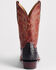 Image #4 - Lucchese Men's Hendrik Exotic Caiman Western Boots - Broad Square Toe, Black, hi-res
