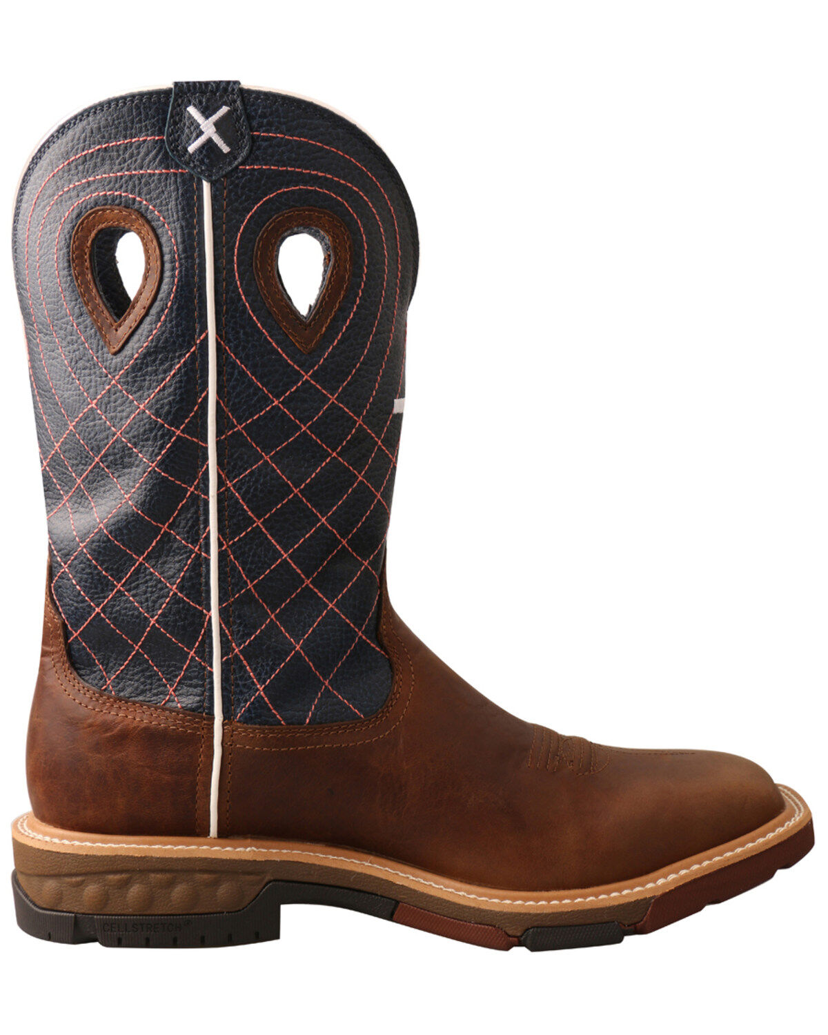 twisted x square toe work boots