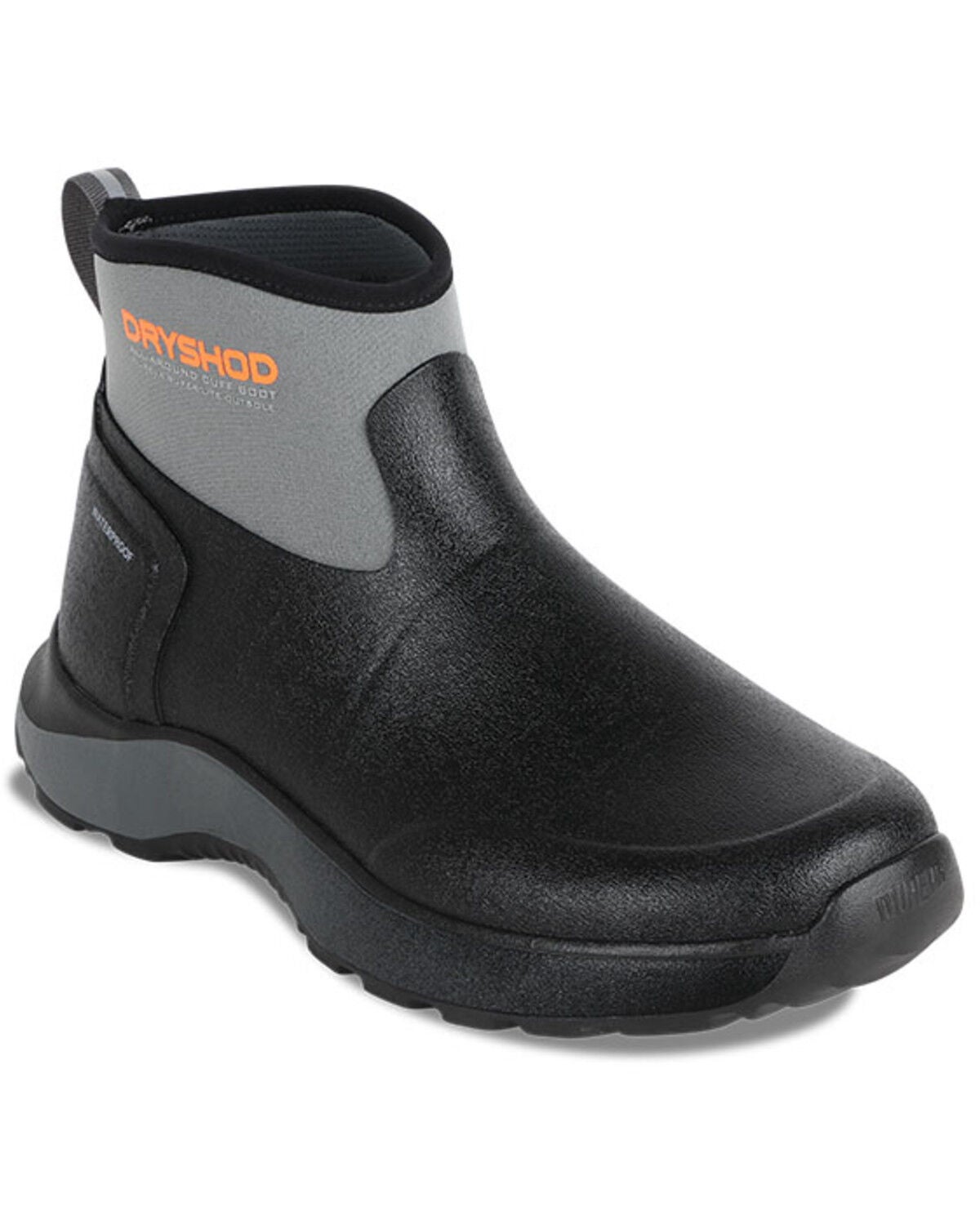 Dryshod Men's Evalusion All around Cuff Rubber Boots - Soft Toe, Black, hi-res