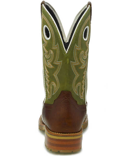 Image #3 - Justin Men's Marshal Agave Western Work Boots - Steel Toe, , hi-res