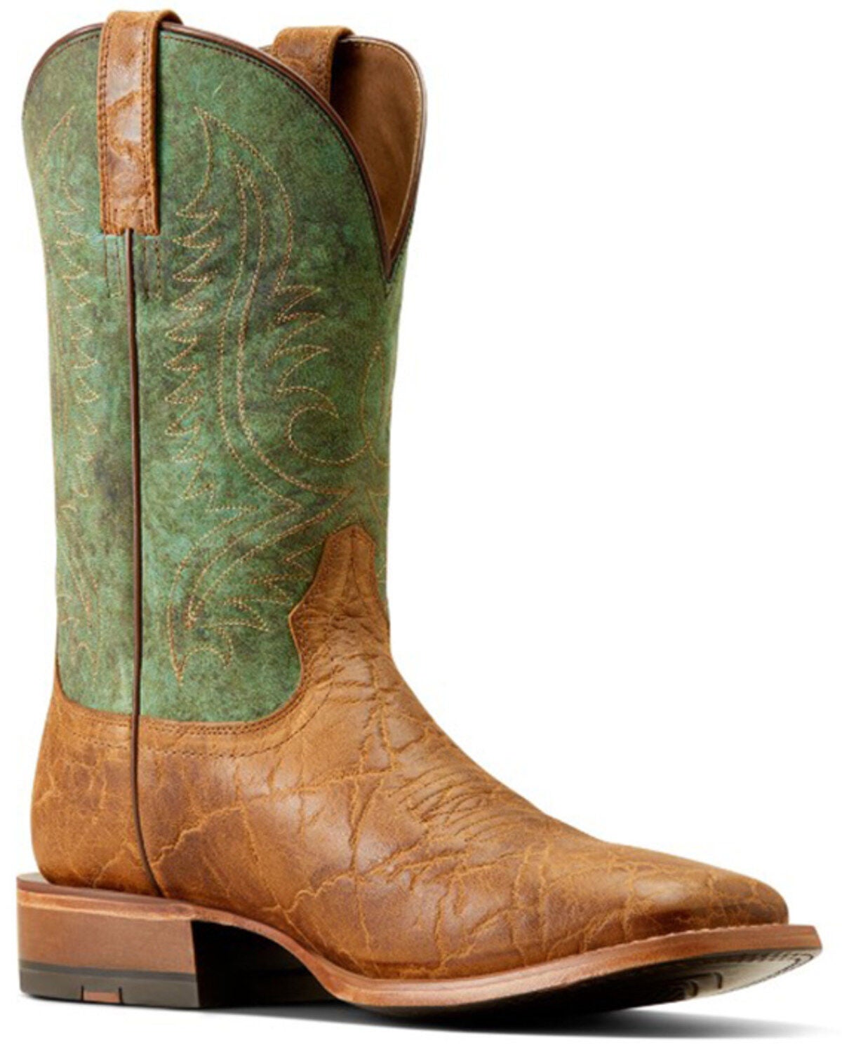 Ariat Men's Circuit Paxton Western Boots - Broad Square Toe, Brown, hi-res