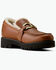 Image #1 - Ariat Women's Stratford Sherpa Loafers - Moc Toe, Brown, hi-res