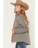 Image #2 - Cinch Women's Bonded Concealed Carry Softshell Jacket, Charcoal, hi-res