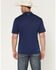Image #4 - Ariat Men's TEK Short Sleeve Polo - Big, Navy, hi-res