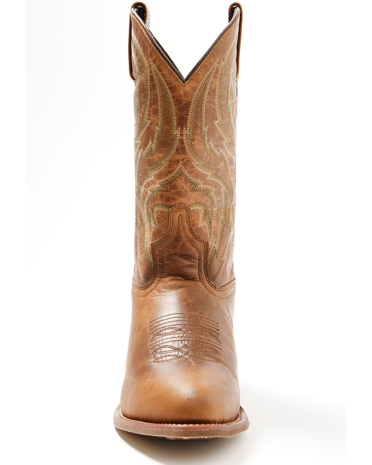 Image #4 - Laredo Men's Novak Western Boots - Round Toe, Tan, hi-res