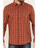 Image #3 - Brothers and Sons Men's Austin Plaid Print Long Sleeve Button Down Shirt, Medium Red, hi-res