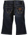 Image #1 - Wrangler Infant Boys' Dark Wash Jeans , Indigo, hi-res