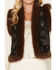 Image #3 - Shyanne Women's Christine Faux Suede Embroidered Vest, Black, hi-res