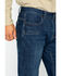 Image #5 - Hawx Men's Medium Dark Wash Stretch Work Denim Jeans, Indigo, hi-res