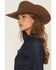 Image #4 - Shyanne Women's Bella Dark Wash Denim Long Sleeve Button-Down Stretch Western Shirt, Dark Wash, hi-res