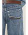 Image #4 - Ariat Boys' B4 Marshall Relaxed Bootcut Denim Jeans, Dark Wash, hi-res