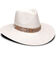 Nikki Beach Women's White Dove Western Panama Straw Hat , White, hi-res