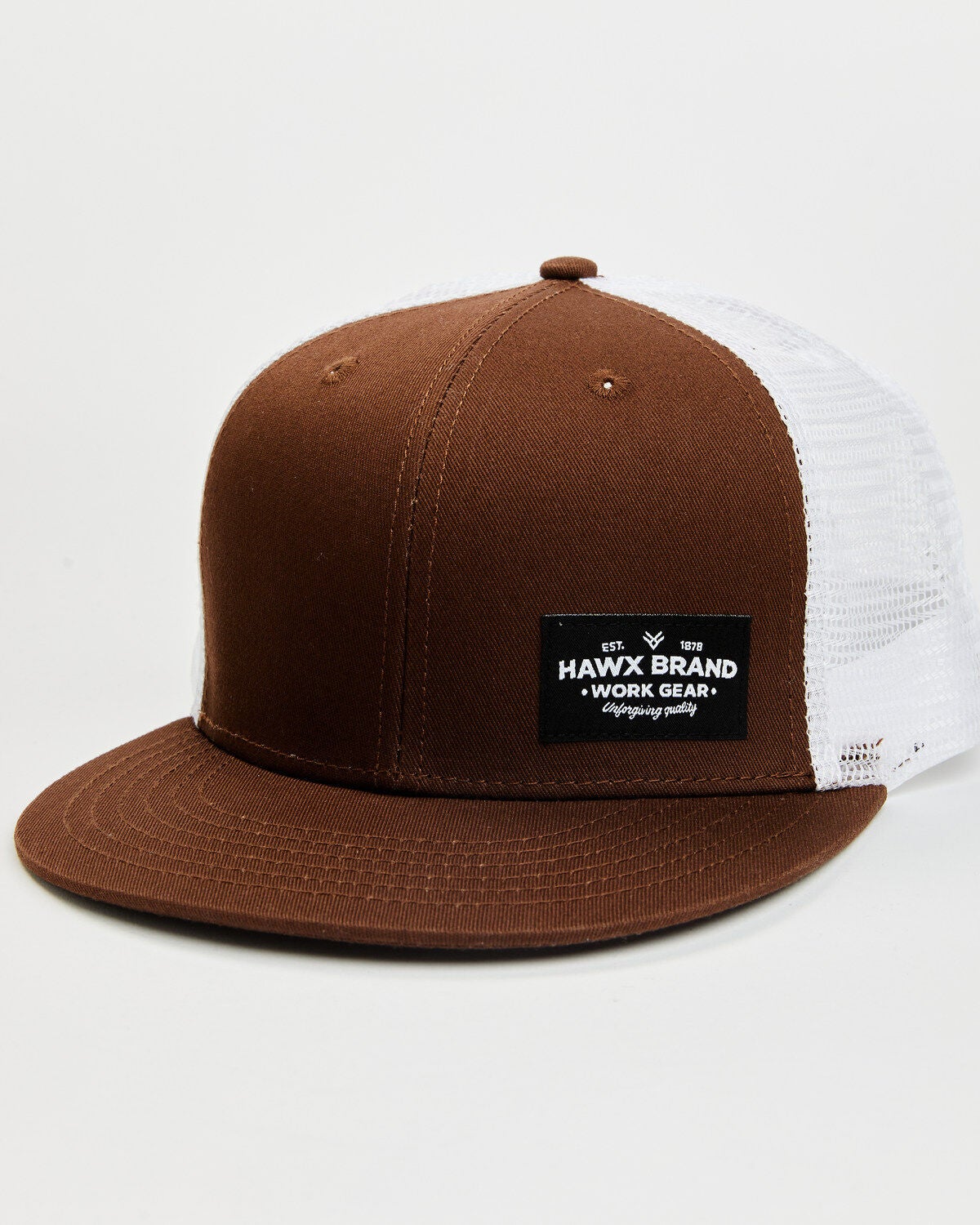 Hawx Men's Corner Patch Ball Cap, Brown, hi-res