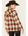 Image #4 - Wrangler Women's Plaid Print Blazer, Rust Copper, hi-res