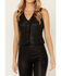 Image #3 - Wonderwest Women's Chain and Braid Leather Vest, Black, hi-res