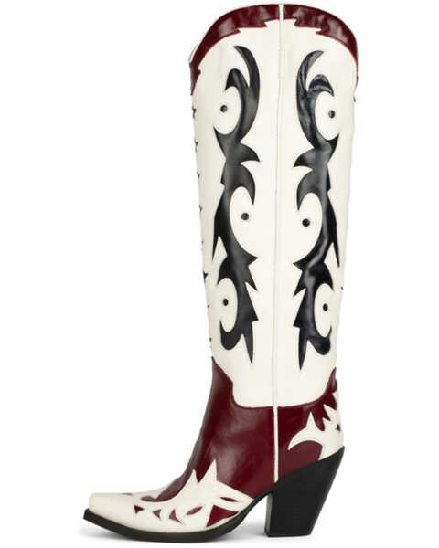 Image #2 - Jeffrey Campbell Women's Starwood Tall Western Boots - Snip Toe, Multi, hi-res