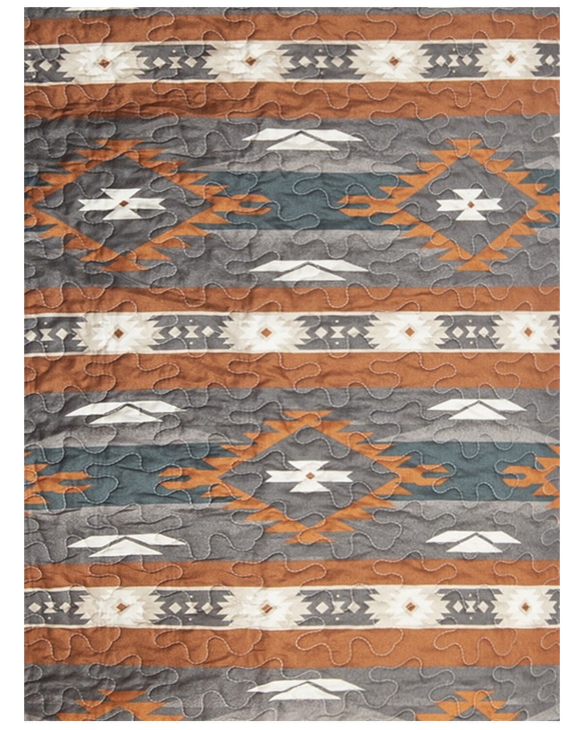 Image #6 - Carstens Home Wrangler Checotah Twin Quilt Set - 2 Piece, Multi, hi-res