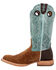 Image #3 - Durango Men's PRCA Collection Roughout Western Boots - Broad Square Toe, Multi, hi-res