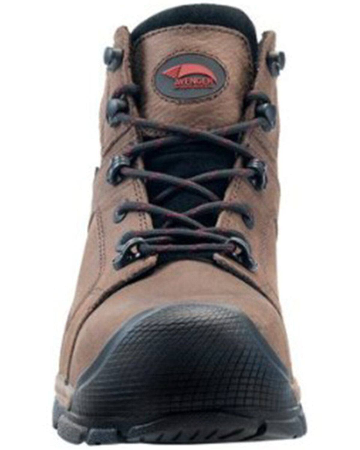 Image #4 - Avenger Men's Ripsaw Mid 6" Lace-Up Waterproof Work Boots - Alloy Toe, Brown, hi-res