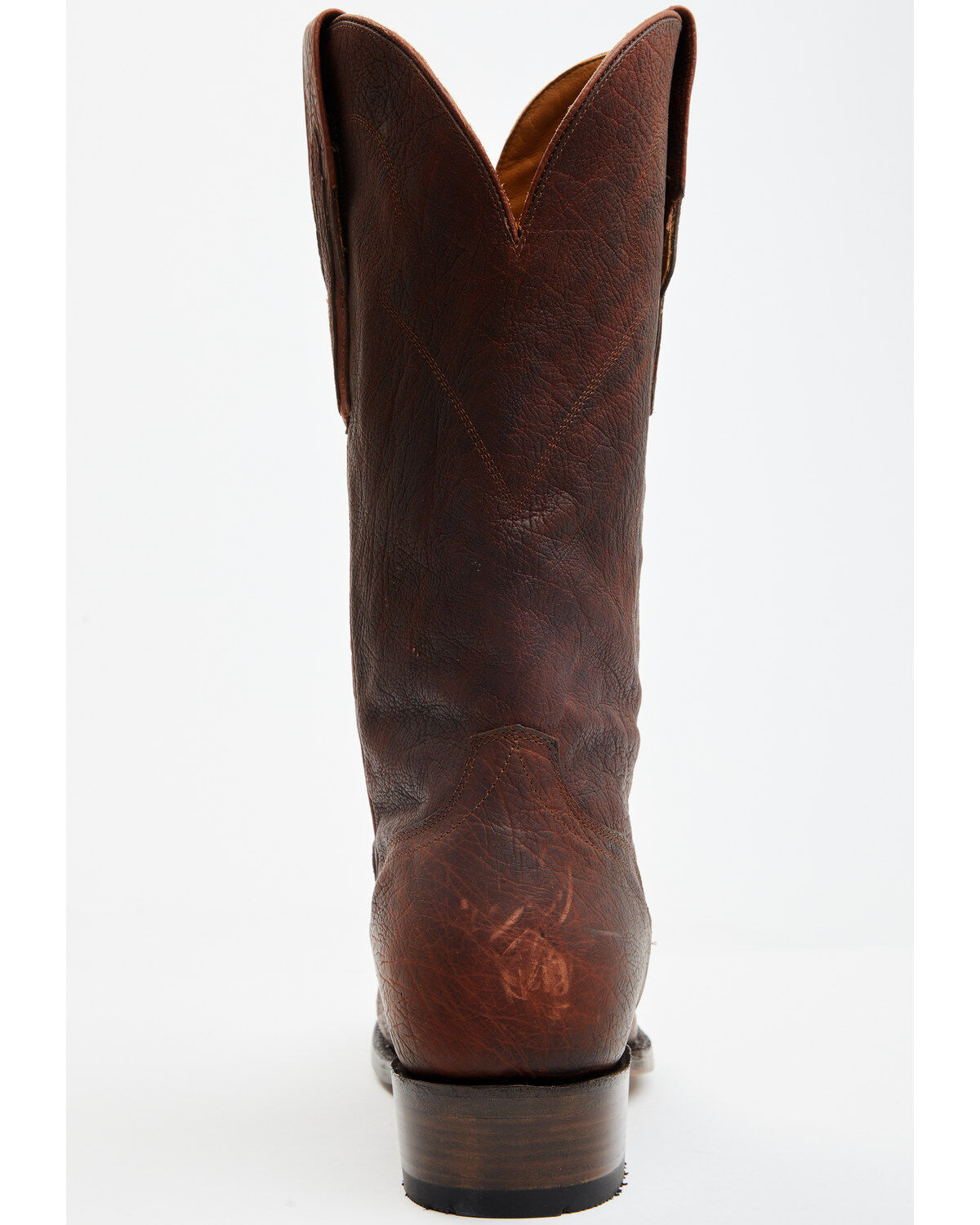 Image #5 - El Dorado Men's Sammy Western Boots - Round Toe, Cognac, hi-res