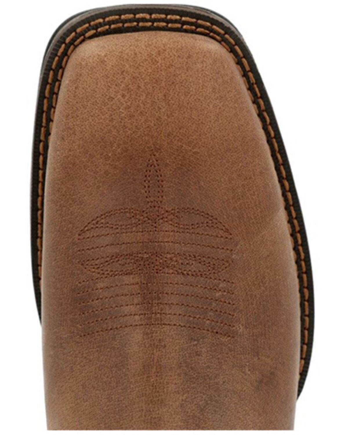 Image #6 - Durango Men's Red Dirt Label Casual Chelsea Boots - Broad Square Toe, Tan, hi-res