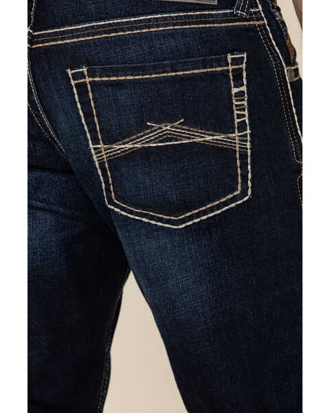 Image #4 - Ariat Men's M5 Memphis Dark Stackable Slim Straight Jeans , , hi-res