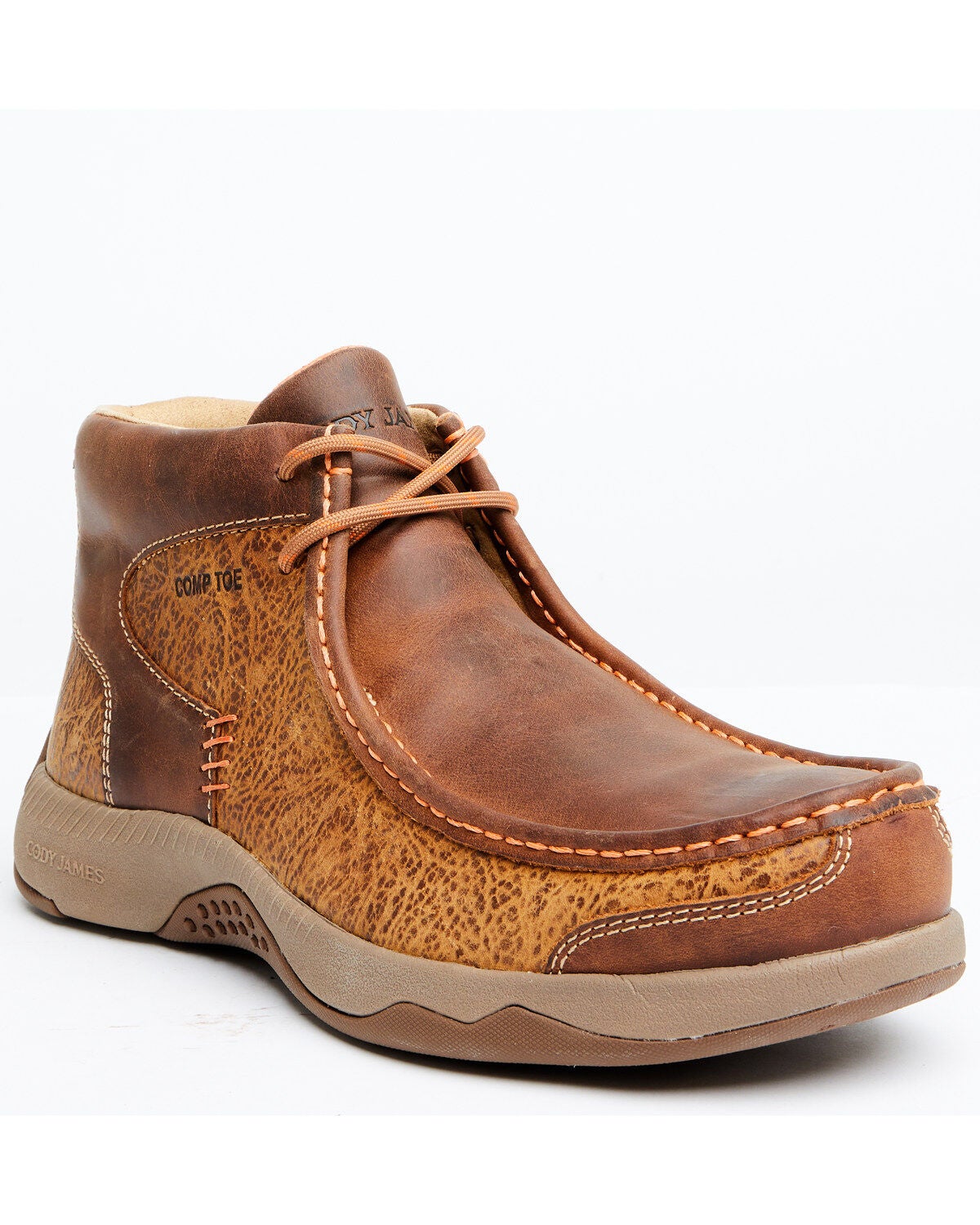 Cody James Men's Wallabee Tyche Chill Zone Casual Camp Work Shoe - Composite Toe, Brown, hi-res