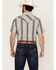 Image #4 - Cody James Men's Patriot Ikat Southwestern Striped Print Short Sleeve Snap Western Shirt, , hi-res