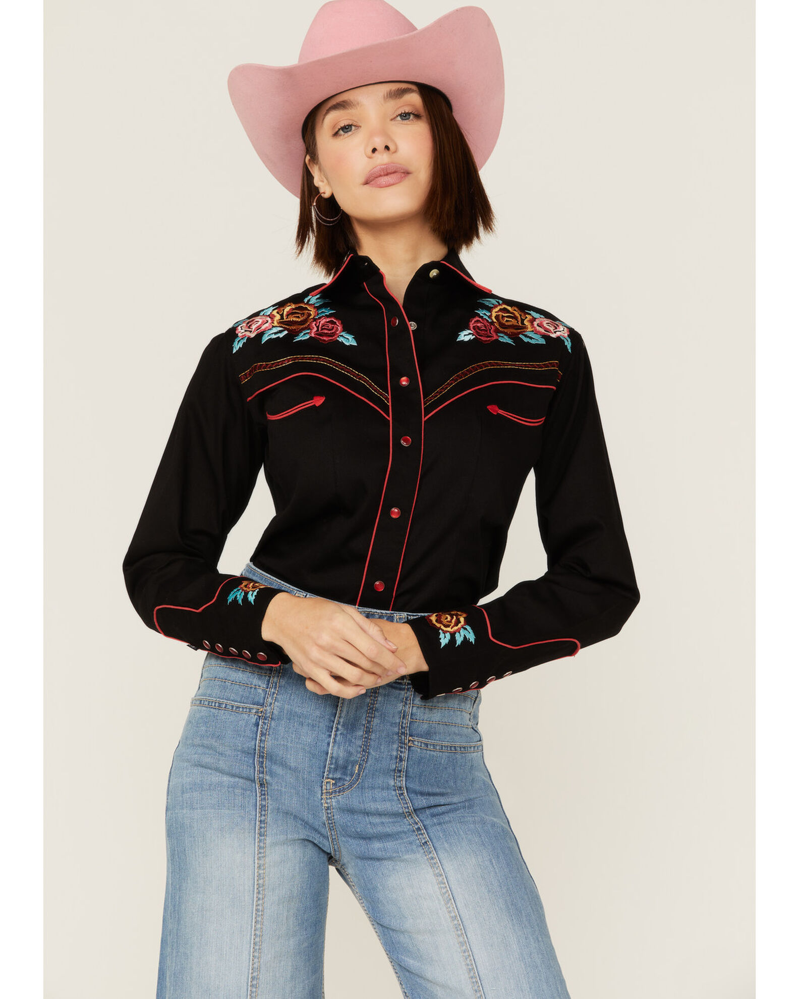 Womens vintage western shirts top
