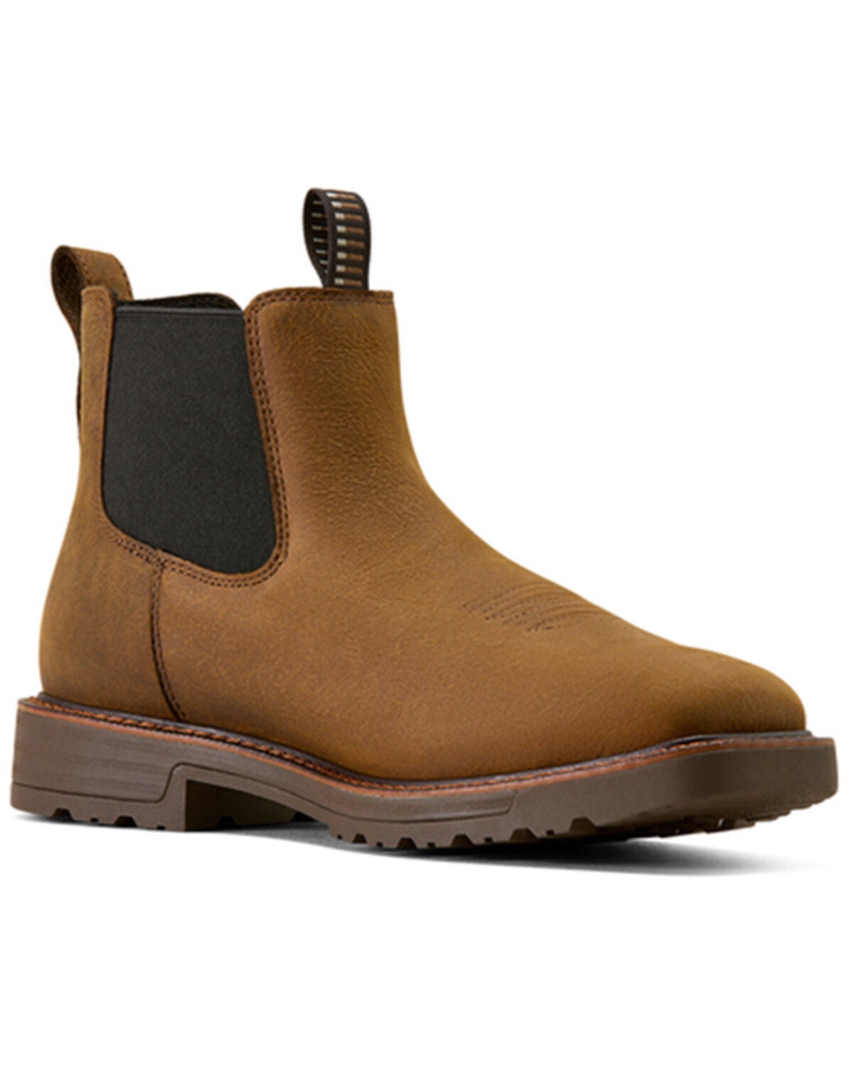 Image #1 - Ariat Men's 6" Activator Waterproof Chelsea Boots - Steel Toe, Brown, hi-res