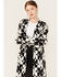Image #2 - Show Me Your Mumu Women's Jane Floral Print Sweater Jacket, Black, hi-res