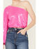 Image #3 - Show Me Your Mumu Women's Sequins Long Sleeve Party Top, Hot Pink, hi-res