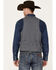 Scully Men's Ranchwear Vest, Charcoal, hi-res