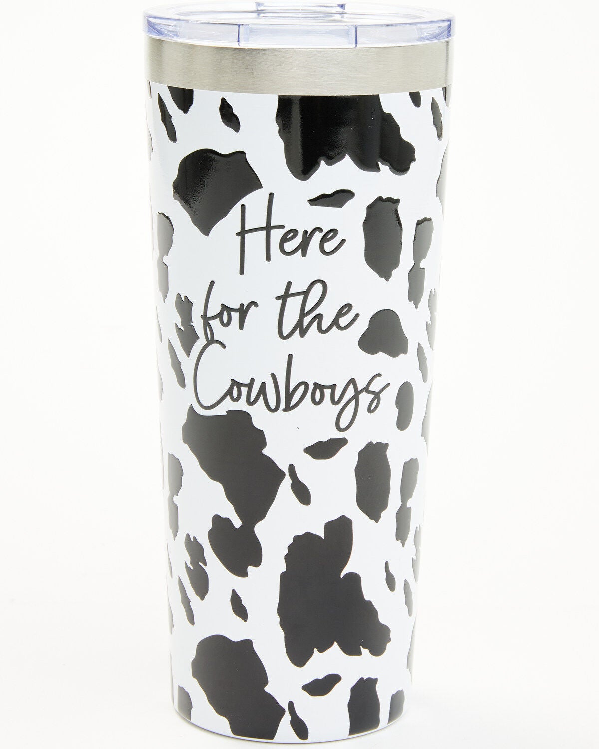 Boot Barn Here For The Cowboys 22oz Tumbler, Black/white, hi-res