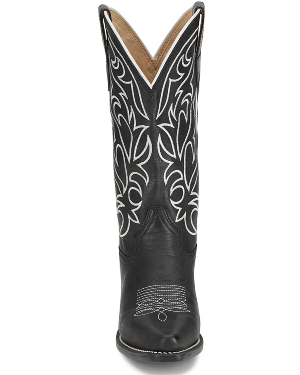 Image #4 - Justin Women's Josephine Western Boots - Snip Toe, Black, hi-res